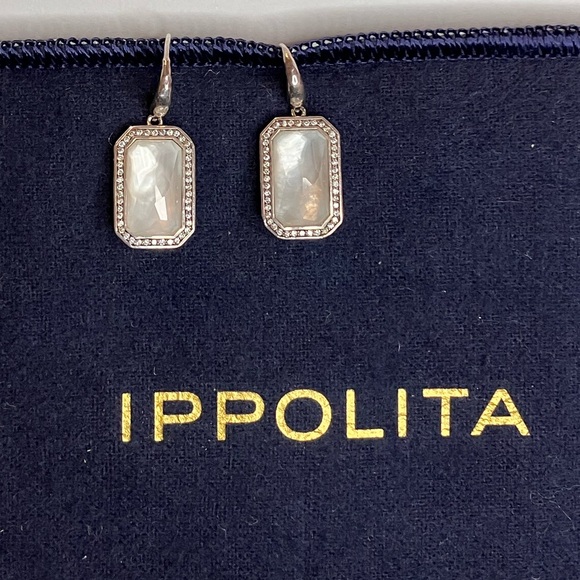 IPPOLITA Diamond/Mother-of-Pearl and Sterling Silver Earrings - Picture 2 of 7